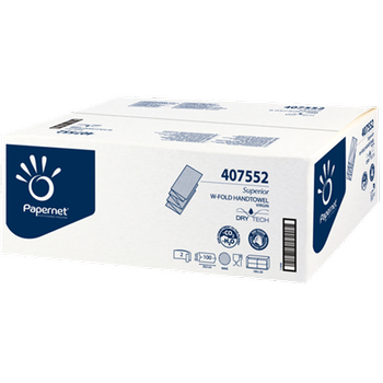 Papernet håndklædeark 2lags 20,5x32cm hvid 2000ark (1999906878)