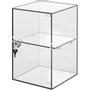 WhiteLabel Syringa bordvitrine 200x200x300mm glasklar