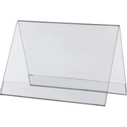WhiteLabel Teltdisplay akryl A5 glasklar