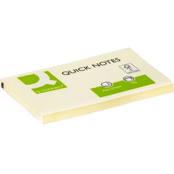 QConnect Q-connect notes 76x127mm gul 12blk (KF10503FSC)