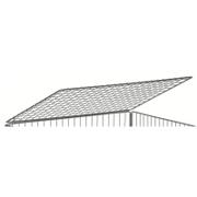 KONGAMEK låg t/trådnetsvogn 830x630x35mm