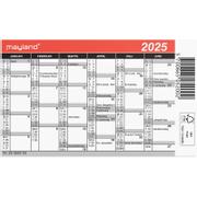 Mayland 2025 25052000 mini lommekalender 7x10,5cm