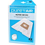 WhiteLabel PureAir støvsugerposer NI2 t/Nilfisk GM200-599
