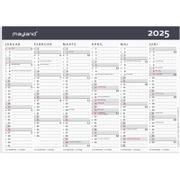 Mayland 2025 25058050 moderne vægkalender A5 15x21cm