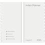 Mayland 2025 25095100 indexkalender refill 16,8x8,8cm hvid
