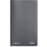 Mayland 2025 25071000 mini indexkalender 8,1x14cm mørkegrå