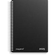 Mayland 2025 25210000 spiralkalender 17,5x13,5cm sort