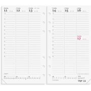 Mayland 2025 25275000 systemkalender refill 16,8x9,5cm hvid
