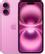 APPLE iPhone 16 - 5G smartphone - dual-SIM / Internal Memory 128 GB - OLED display - 6.1" - 2556 x 1179 pixels - 2x rear cameras 48 MP, 12 MP - front camera 12 MP - pink