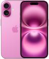 APPLE iPhone 16 - 5G smartphone - dual-SIM / Internal Memory 128 GB - OLED display - 6.1" - 2556 x 1179 pixels - 2x rear cameras 48 MP, 12 MP - front camera 12 MP - pink