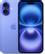 APPLE iPhone 16 - 5G smartphone - dual-SIM / Internal Memory 128 GB - OLED display - 6.1" - 2556 x 1179 pixels - 2x rear cameras 48 MP, 12 MP - front camera 12 MP - ultramarine