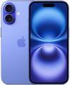 APPLE iPhone 16 - 5G smartphone - dual-SIM / Internal Memory 128 GB - OLED display - 6.1" - 2556 x 1179 pixels - 2x rear cameras 48 MP, 12 MP - front camera 12 MP - ultramarine