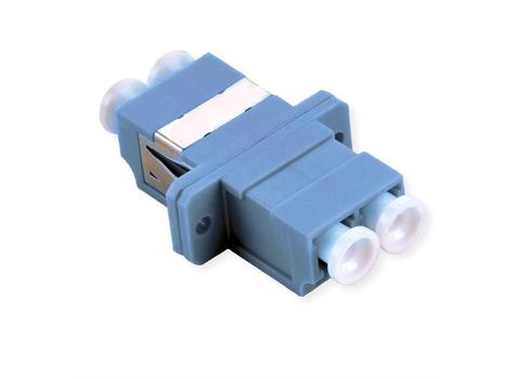 VALUE Fibre Optic Adapter, LC Duplex Plastic Body,, w/Flange (OS2) (21.99.0663)