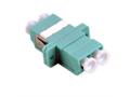 VALUE Fibre Optic Adapter, LC Duplex Plastic Body,, w/Flange (OM3)