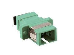 VALUE Fibre Optic Adapter, SC Simplex Plastic Body, , w/Flange (OM3)