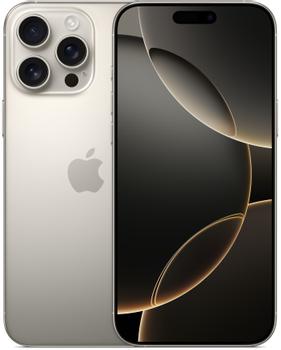APPLE iPhone 16 Pro Max 512GB  (naturlig titan) Smarttelefon,  6,9'' Super Retina XDR-skjerm,  48+48+12MP kamera, IP68, 5G (MYX33QN/A)