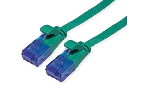 VALUE UTP Patchkabel KAT6A/ Class EA, Flad, Grøn, 0, ,5m (21.99.2040)