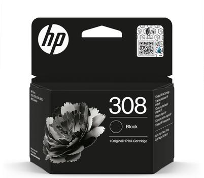 HP 308 BLACK ORIGINAL INK EN/ DE/ PL/ CZ/ NL CARTRIDGE SUPL (7FP21UE#CE1)