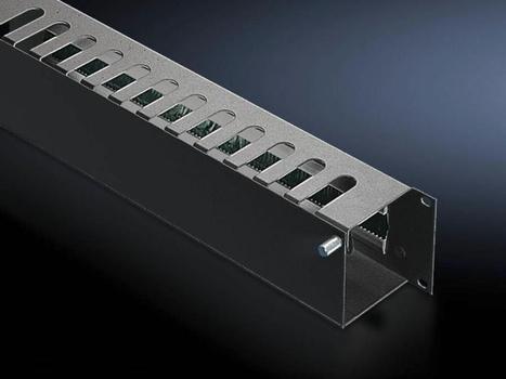 RITTAL Rangierpanel Rittal 2HE Frontklappe RAL 9005 (5502235)