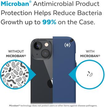 SPECK Presidio 2 Pro - Baksidedeksel for mobiltelefon MagSafe-samsvar - svart, hvit, kystblå - for Apple iPhone 14 (150057-9974)