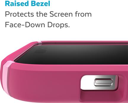 SPECK Presidio 2 Pro - Baksidedeksel for mobiltelefon MagSafe-samsvar - hvit, blomsterrosa,  digitalrosa - for Apple iPhone 14 Pro (150144-3067)