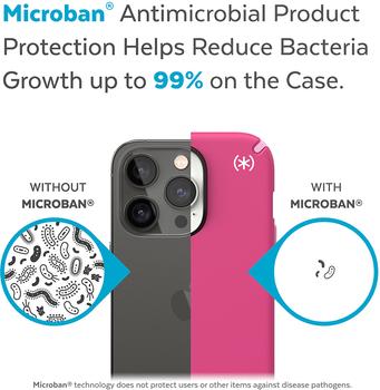 SPECK Presidio 2 Pro - Baksidedeksel for mobiltelefon MagSafe-samsvar - hvit, blomsterrosa,  digitalrosa - for Apple iPhone 14 Pro (150144-3067)