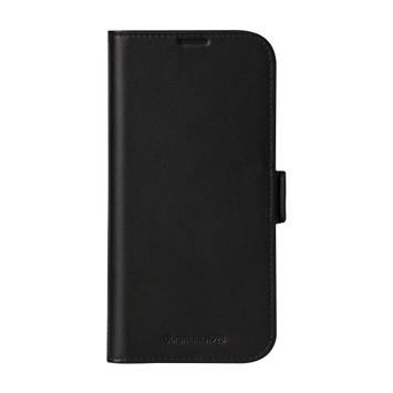 dbramante1928 iPhone 16 Pro Max Copenhagen lommebokdeksel (sort) Håndlaget,  bærekraftig skinndeksel med kortlommer og stativfunksjon (CO67GTBL6206)