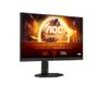 AOC Gaming Q27G4XF - 27 Zoll QHD Monitor, 180 Hz, 0.5 ms, FreeSync Prem., G-Sync comp., HDR10 (2560x1440,  DisplayPort,  HDMI) schwarz/ grau (Q27G4XF)
