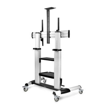 STARTECH ROLLING TV CART PORTABLE MOUNT - UP TO 100IN/ 220LB MOBILE TROLL ACCS (1110C-MOBILE-TV-CART)