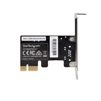 STARTECH 1-PORT GIGABIT NETWORK CARD - LOW-PROFILE NIC TAA-COMPLIANT CTLR (ST1000SPEX2LT)