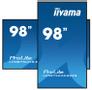IIYAMA 98 3840x2160 UHD IPS panel  Haze 25% 500cd/m² Landscape and Portrait Signal FailOver Speakers (LH9875UHS-B2AG)