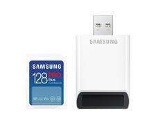SAMSUNG PRO Plus Reader Full Size SDXC Card 128GB