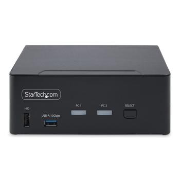 STARTECH 2-PORT DP 1.4 KVM SWITCH - DUAL-MONITOR DISPLAYPORT KVM CPNT (P2CDD143-KVM-SWITCH)
