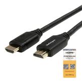 StarTech 3ft (1m) Premium Certified HDMI 2.0 Cable with Ethernet, High Speed Ultra HD 4K 60Hz HDMI Cable HDR10, HDMI Cord (Male/ Male Connectors),  For UHD Monitors, TVs, Displays - Durable HDMI Cable (HDMM1MP)  (HDMM1MP)