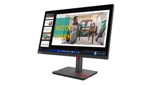 LENOVO P24q-30 - LED-Monitor - 60.5 cm (23.8") - 2560 x 1440 QHD @ 60 Hz - IPS - 300 cd/m˛ - 1000:1 - 4 ms - HDMI, DisplayPort - Raven Black - für ThinkCentre neo 70t 11YU, ThinkPad P15 Gen 2 20YQ (63B4GAT6EU)