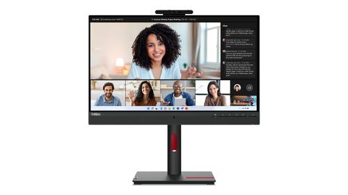 LENOVO ThinkVision T24mv-30 - LED-Monitor - 61 cm (24") (23.8" sichtbar) - 1920 x 1080 Full HD (1080p) - IPS - 250 cd/m˛ - 1000:1 - 4 ms - HDMI, DisplayPort,  USB-C - Lautsprecher - Raven Black (63D7UAT3EU)