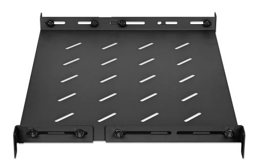 INTELLINET INT 19" Fixed Shelf, Adjustable,  350-550mm depth, max load 2 (714082)