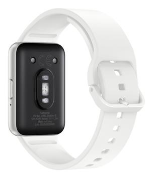 Samsung Galaxy Fit3 (silver) Pulsklokke,  1,6" AMOLED, pulsmåling,  GPS, BT, vanntett 5ATM, 13 dagers batteri (SM-R390NZSAEUB)