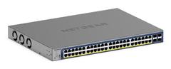 NETGEAR 48P GE POE+SMART SWTH W/10G SFP+GS752