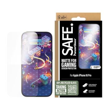 PanzerGlass SAFE by Gaming Screen Protector iPhone 16 6.3Inch Pro Ultra Wide Fit (SAFE95887)