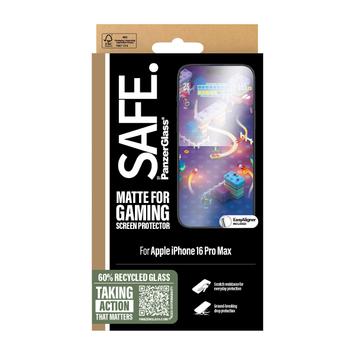 PanzerGlass SAFE by Gaming Screen Protector iPhone 16 6.9Inch Pro Ultra Wide Fit (SAFE95889)