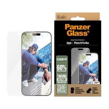 PanzerGlass iPhone 16 Pro Max skjermbeskytter Herdet glass, Standard fit (2876)