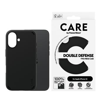 PanzerGlass CARE CASE DOUBLE DEFENSE IPHONE 16 BLACK ACCS (1333)