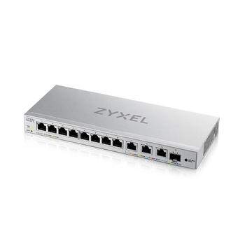 ZYXEL XGS1250-12 v2, 12-Port Gigabit webmanaged Desktop Switch with 8 port 1G + 3-Port MultiGig 1/ 2.5/ 5/ 10G + 1-Port SFP+ (XGS1250-12-ZZ0102F)