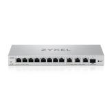 Zyxel XGS1250-12_v2 - 10GbE styrt switch 12 porter, 1x 10GbE SFP+ fiber, 3x 10GbE RJ45, VLAN, QoS, IGMP snooping v1/ v2/ v3-kompatibel (XGS1250-12-ZZ0102F)