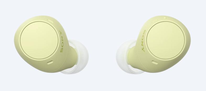 SONY WFC-510 true wireless headphones Yellow (WFC510Y.CE7)