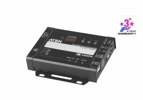 ATEN N VE8950R 4K HDMI over IP Receiver - Video/ audio extender - receiver - up to 100 m - for VanCryst VM1600A, VM3200 (VE8950R)
