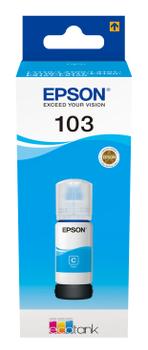 EPSON n Ink Cartridges,  103, 101 4 colour ink bottles, Ink Bottle, 1 x 70.0 ml Cyan (C13T00S24A)