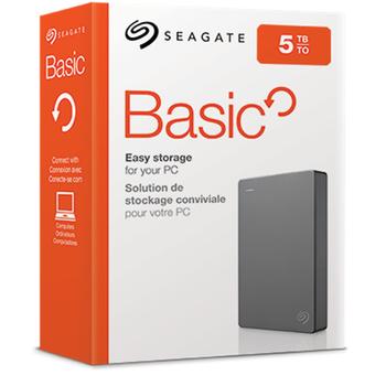SEAGATE Basic 2.5inch 5TB USB 3.0 black external HDD (STJL5000400)