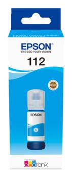 EPSON n Ink Cartridges,  112, 112 4 colour ink bottles, Ink Bottle, 1 x 70.0 ml Cyan (C13T06C24A)